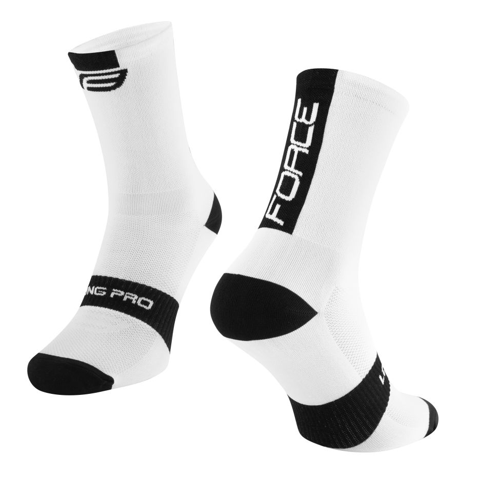 Sosete Force Long Pro White-Black L-XL / 42-46