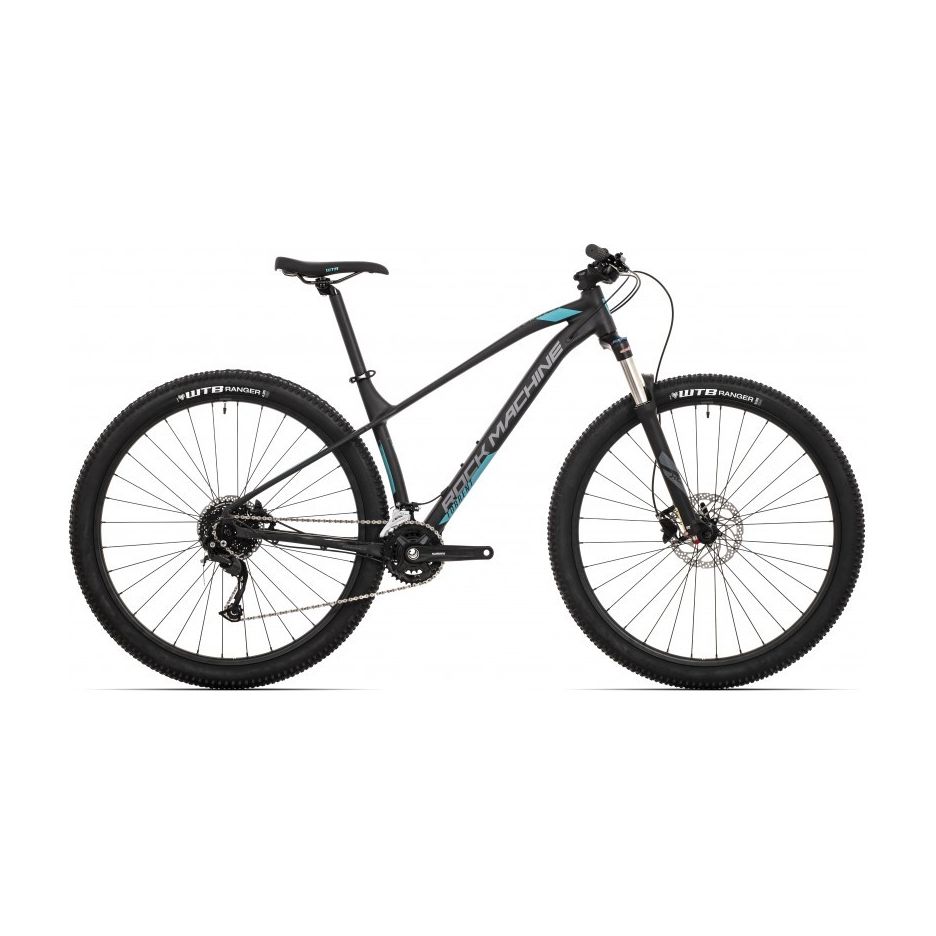 Bicicleta Rock Machine Torrent 30-29 29 Matte Black/Dark Grey/Petrol Blue 19.0 - (L)