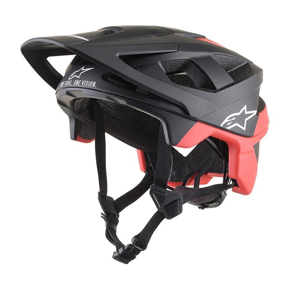 Casca Alpinestars Vector Pro Atom Negru/Rosu mat L (59-63 cm)