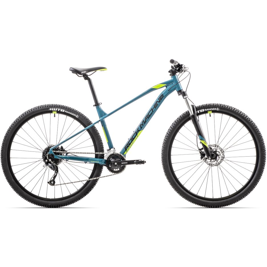 Bicicleta Rock Machine Manhattan 90-29 29 Gloss Blue/Black/Radioactive Yellow 21.0 - (XL)