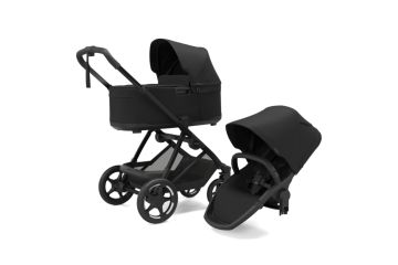 Set Carucior Thule Charm 2 in 1 Sport + landou, Black