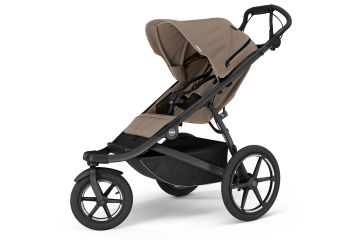 Carucior Thule Urban Glide 3 all-terrain cu prinderea hamului magnetica, Tint Taupe
