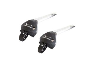 Sistem Bare transversale Green Valley Freeline aluminiu pentru BMW X3 5 usi SUV, model 2003-2010, Sistem cu prindere pe bare longitudinale