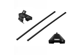 Bare transversale Thule Evo Clamp Squarebar pentru CITROEN C3 Aircross 5 usi SUV, model 2024 - prezent, Sistem cu prindere pe plafon normal