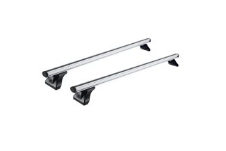 Sistem de 2 bare transversale aluminiu CRUZ 924-091 Alu Cargo AF pentru KIA PV5 Passenger (2025 -> prezent) cu puncte fixe