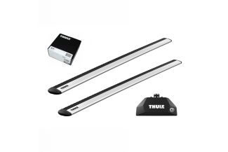 Bare transversale Thule Evo Flush Rail Wingbar Evo pentru AUDI Q5 Sportback 5 usi SUV, model 2025 - prezent, Sistem cu prindere pe bare longitudinale integrate