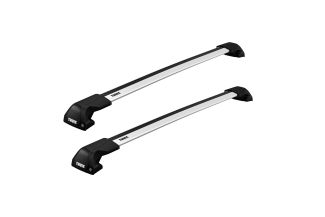 Bare transversale Thule Evo Flush Rail WingBar Edge pentru DACIA Duster, 5 usi SUV, model 2014-2017 cu bare longitudinale, Sistem de prindere pe bare longitudinale integrate