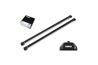 Bare transversale Thule Evo Flush Rail Slidebar pentru LEXUS RX (AL30) 5 usi SUV, model 2023 - prezent, Sistem cu prindere pe bare longitudinale integrate