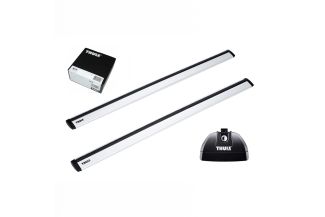 Bare transversale Thule Rapid System Wingbar Evo pentru OPEL Combo, 4 usi Van, model 2019 - prezent, Sistem cu prindere in puncte fixe