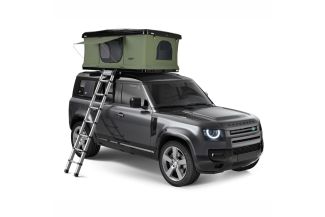 Cort auto cu prindere pe plafon, Thule, Basin, 2 persoane, Hard-Shell, Negru