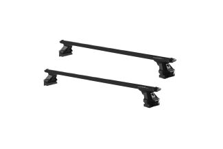 Sistem Bare transversale GV RAPIDO Aluminiu Crossbar Vento negre pentru Citroen Berlingo II 3-5 usi Van, model 2008 - 2018, Sistem cu prindere in puncte fixe