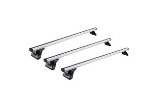 Sistem de 3 bare transversale aluminiu CRUZ 924-072 Alu Cargo AF pentru Citroen Berlingo (I) (1996-->2008) cu plafon normal