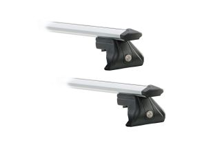 Sistem Bare transversale Green Valley Trax aluminiu pentru ALFA ROMEO 156 Crosswagon 5 usi Estate, model 2000-2007, Sistem cu prindere pe bare longitudinale