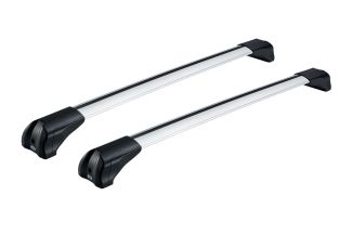 Bare transversale din aluminiu CRUZ Airo Fuse, 925-725/925-723, pentru Ssangyong Torres (I - integrated railing) (2023-->), Sistem cu prindere pe bare longitudinale integrate