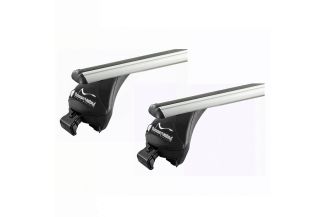 Sistem Bare transversale Green Valley Quick CC aluminiu pentru HYUNDAI iX35, 5 usi SUV, model 2010-2015, Sistem cu prindere pe bare longitudinale integrate