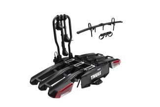 Suport 3(4) biciclete Thule EasyFold 3 cu prindere pe carligul de remorcare (13pini) + Adaptor pentru cea de-a 4 bicicleta TA944700