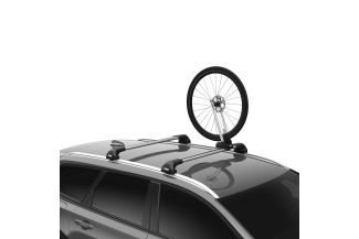 Suport pentru prinderea rotii pe barele transversale Thule Front Wheel Holder 547001