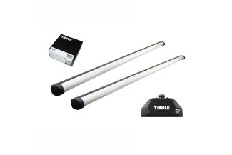 Bare transversale Thule Evo Flush Rail Profesional pentru CHERY Tiggo 8 Pro PHEV 5 usi SUV, model 2020 - prezent, Sistem cu prindere pe bare longitudinale integrate