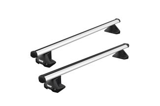 Bare transversale Thule Evo Clamp Profesional pentru FORD F-150, 4 usi Double Cab, model 2015 - prezent, Sistem cu prindere pe plafon normal