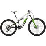 Bicicleta Electrica Rock Machine Blizzard INT e90-297 RZ 29 Gloss Silver/Black/Green 17.0 - (M)