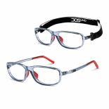 Rame ochelari  Dosuno JOG Grey Crystal/Red, marimea 57/17