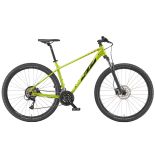 Bicicletă MTB KTM Chicago 292 Galben – 16 viteze Shimano Acera, frâne hidraulice disc, 29