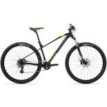 Bicicleta Rock Machine Manhattan 40-29 29 Matte Black/Grey/Radioactive Yellow 15.0 - (S)