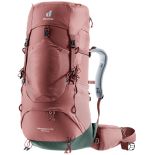 Rucsac tehnic Dama, Deuter, Aircontact Lite, 35+10L SL, Rosu
