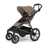 Carucior Thule Urban Glide 4 all-terrain cu catarama hamului magnetica, Maro