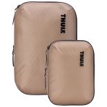 Set saculeti de depozitare Thule Compression Packing Cube mic + mediu, Soft beige