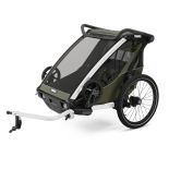 Carucior multisport Thule Chariot Lite double, Vintage Green