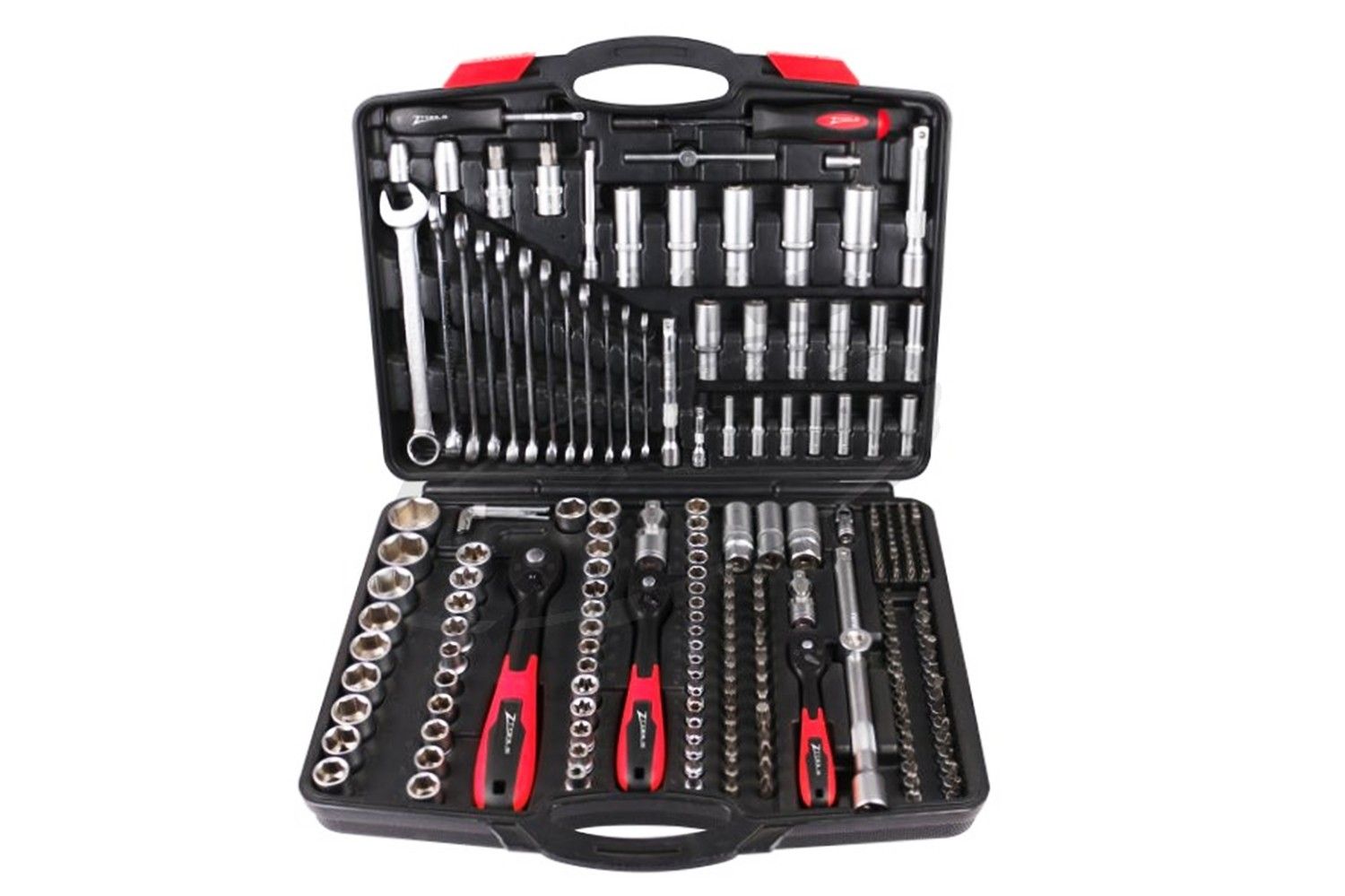 Z-TOOLS 1/4˝ + 3/8˝ + 1/2˝ Set capete chei tubulare si accesorii 216