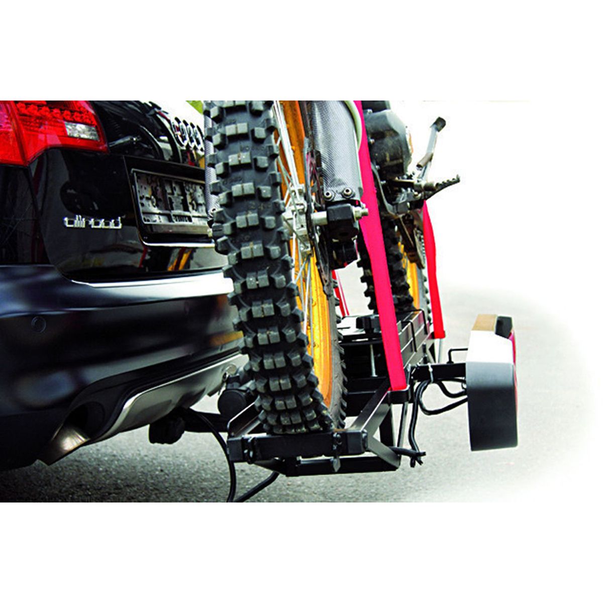 Suport mtocicleta Hakr Cross Carrier HV1151 cu prindere pe carligul de