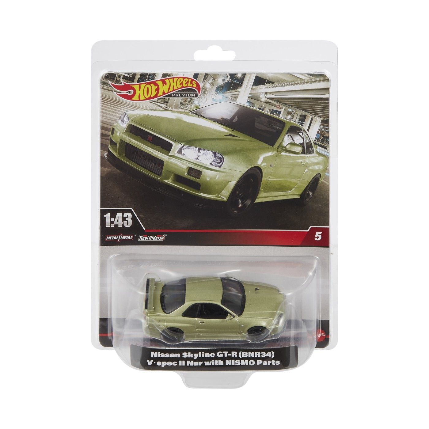 Hot wheels premium real riders masinuta metalica nissan skyline gt-r s