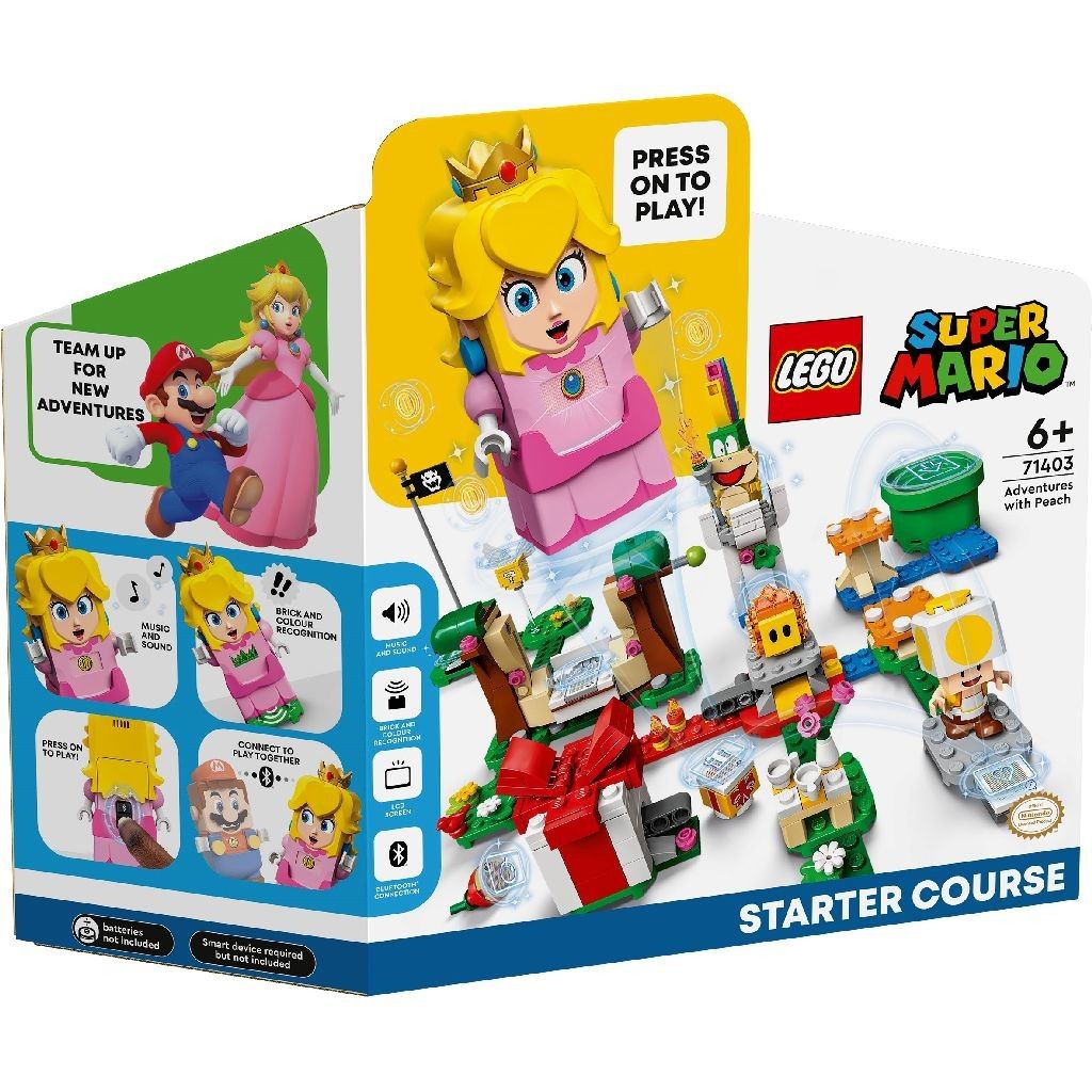 Lego super mario set de baza aventurile lui peach 71403
