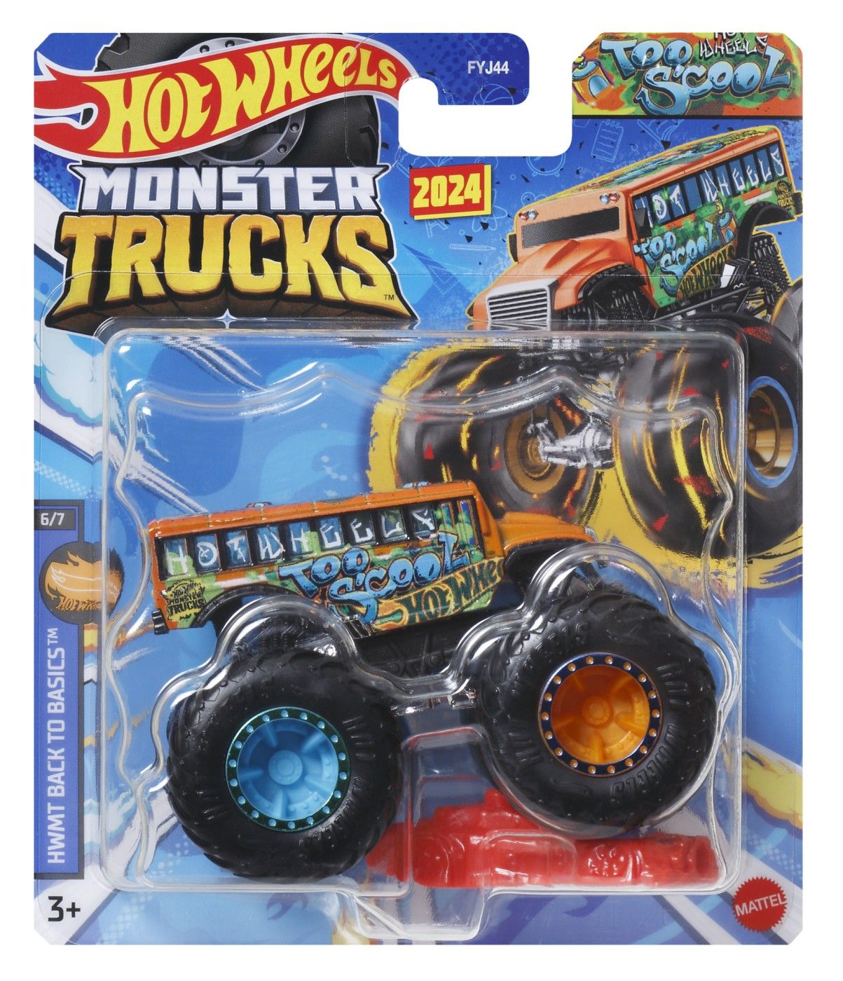 Hot wheels monster truck masinuta too scool scara 1:64