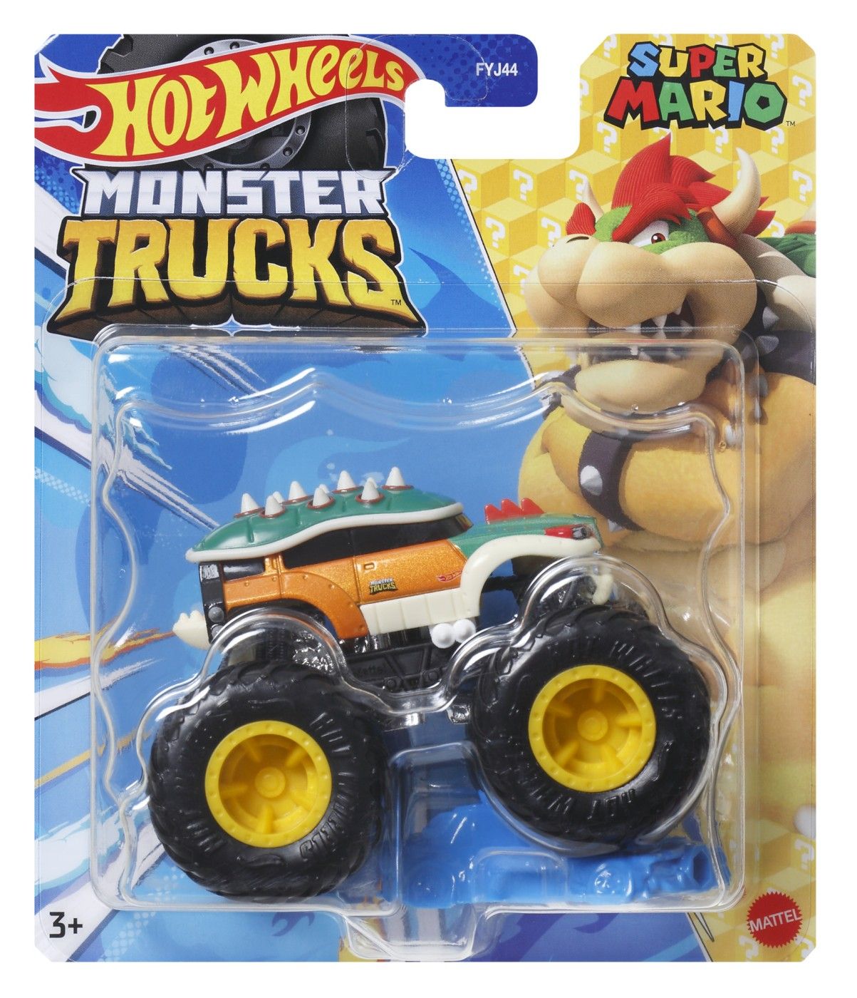 Hot wheels monster truck masinuta super mario scara 1:64