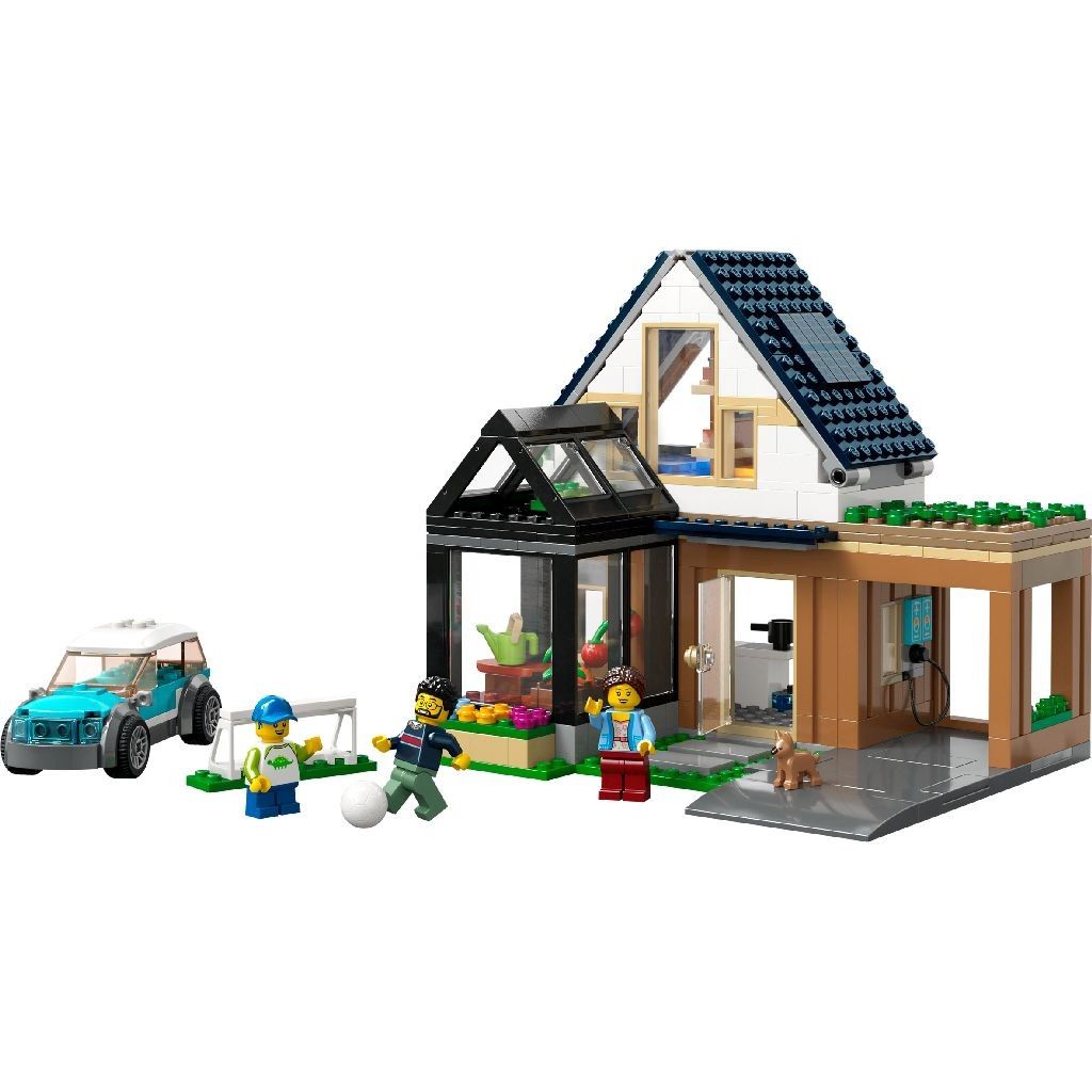 Lego city casa de familie si masina electrica 60398