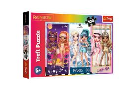 Puzzle trefl 100 rainbow high papusile deosebite