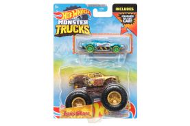 Hot wheels monster truck si masinuta metalica lion's share