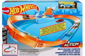 Hot wheels circuit rapid cu lansator si masinuta exclusiva