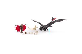 Set dragon cu armura toothless and hiccup