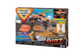 Monster jam set camioneta cu nisip si accesorii el toro loco