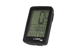 Ciclocomputer Force USB 13F fara fir, negru