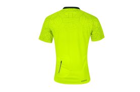 Tricou ciclism Force City, fluo/negru, XS