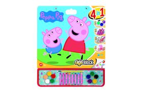Peppa pig set pentru desen giga block 4 in 1