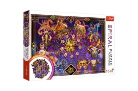 Puzzle trefl spiral 1040 piese semne zodiacale