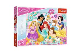 Puzzle trefl 200 printesele disney intr-o seara de poveste