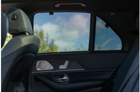 Parasolare Carshades Compatibile MERCEDES Gle W167 2019-Prezent SUV – set complet (uși spate + geamuri laterale fixe)