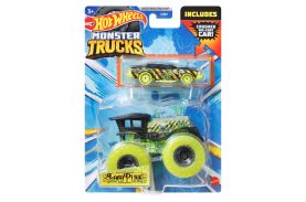 Hot wheels monster truck si masinuta metalica loco punk